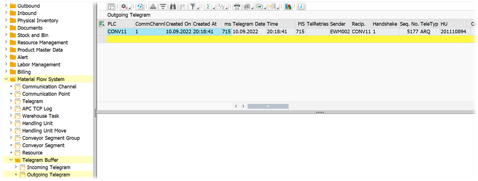 SAP EWM MFS Warehouse Monitor_36